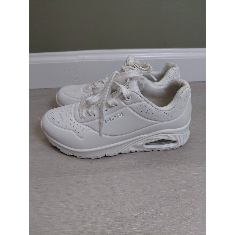 Skechers Uno Stand On Air White Womens Athletic Sneaker Women Size 6.5